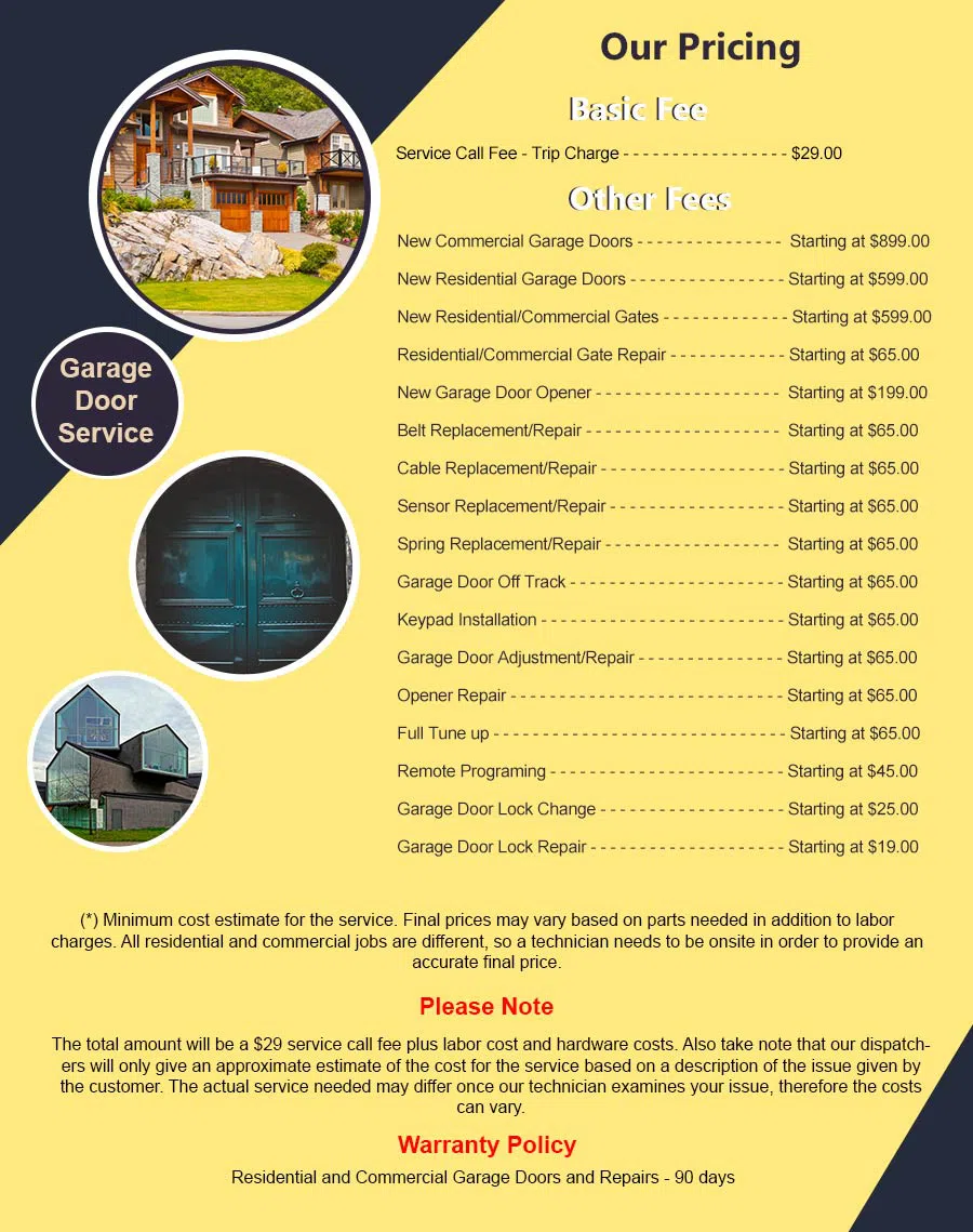 Elite Garage Door Service Detroit, MI 248-509-0086 - pricelist6